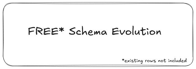 Schema Evolution Fine Print